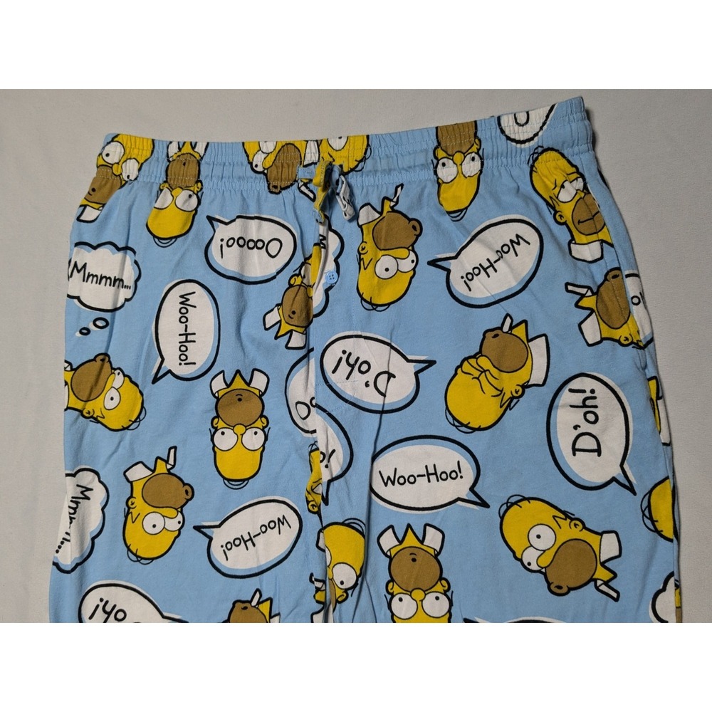 The Simpsons Homer Meme‎ Blue Lounge Pajama Pants - Men XL EUC - Picture 3 of 15